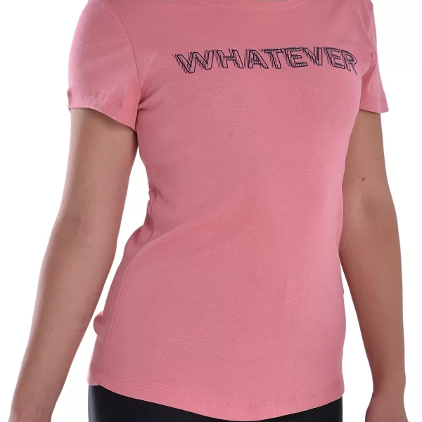 Vactive Γυναικείο κοντομάνικο μπλουζάκι σε σομόν χρώμα