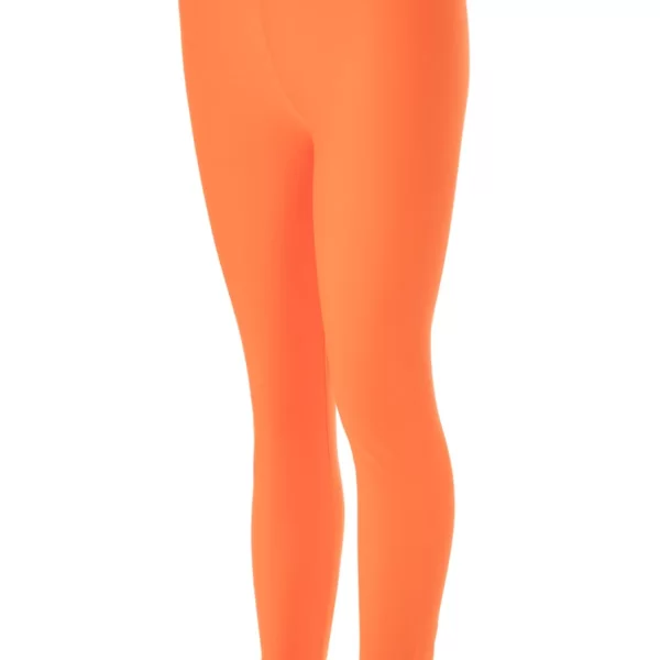 SIXTY DEGREES Γυναικείο αθλητικό κολάν ματ metallic σε πορτοκαλί χρώμα