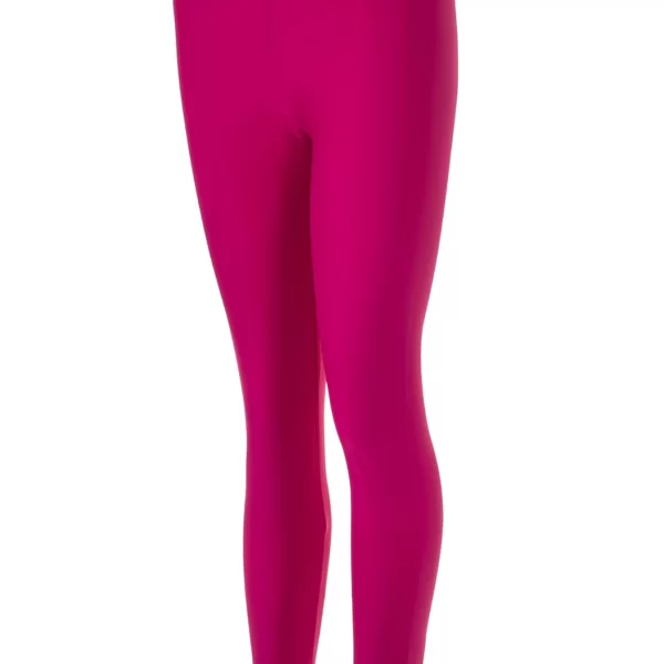 SIXTY DEGREES Γυναικείο αθλητικό κολάν ματ metallic σε φούξια χρώμα