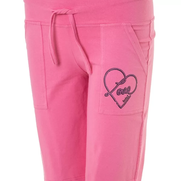 Body Style Γυναικεία βαμβακερή βερμούδα σε ροζ χρώμα