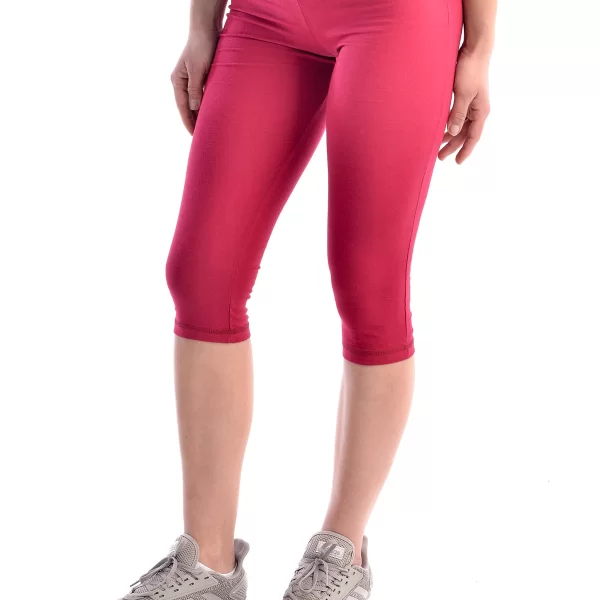 Vactive Γυναικείο βαμβακερό κάπρι σε μπορντώ χρώμα