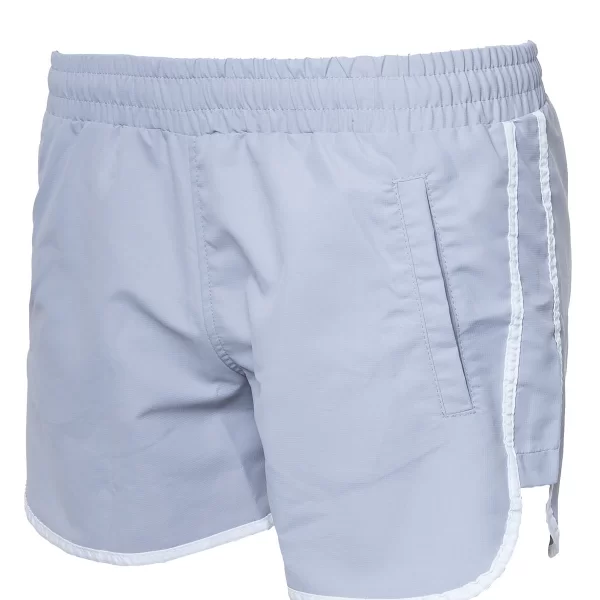 Vactive Γυναικείο αδιάβροχο σορτσάκι σε γκρι χρώμα με λευκή ρίγα