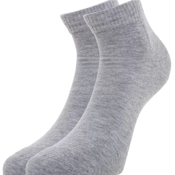 Vactive Γυναικεία ημίκοντη κάλτσα πετσετέ σε γκρι χρώμα Νο 36-40