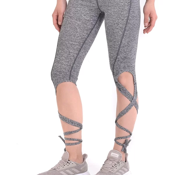 Vactive Γυναικείο κολάν yoga σε γκρι χρώμα