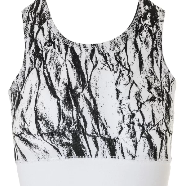 Vactive Γυναικείο αθλητικό μπουστάκι σε λευκό χρώμα με σχέδιο