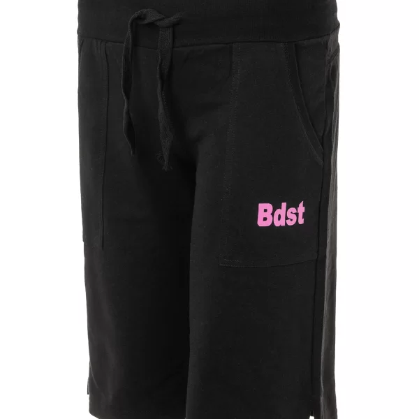 Body Style Γυναικεία βερμούδα σε μαύρο χρώμα