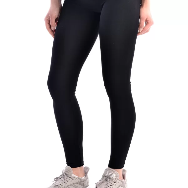 SIXTY DEGREES Γυναικείο αθλητικό κολάν βισκόζ σε μαύρο χρώμα