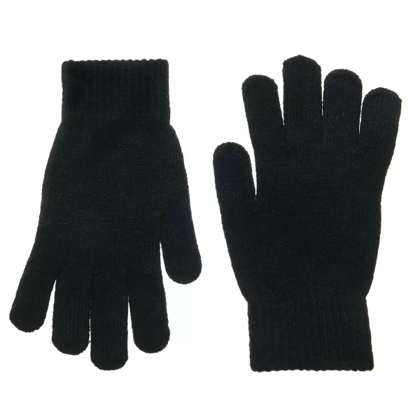 Vactive Γάντια μάλλινα σε μαύρο χρώμα