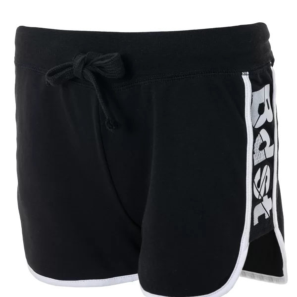 Vactive Γυναικείο σορτσάκι σε μαύρο χρώμα με λευκή ρίγα