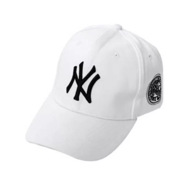 Vactive Καπέλο Jockey βαμβακερό NY σε λευκό χρώμα