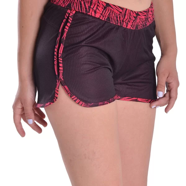 Vactive Γυναικείο σορτσάκι dry run σε κόκκινο/μαύρο χρώμα