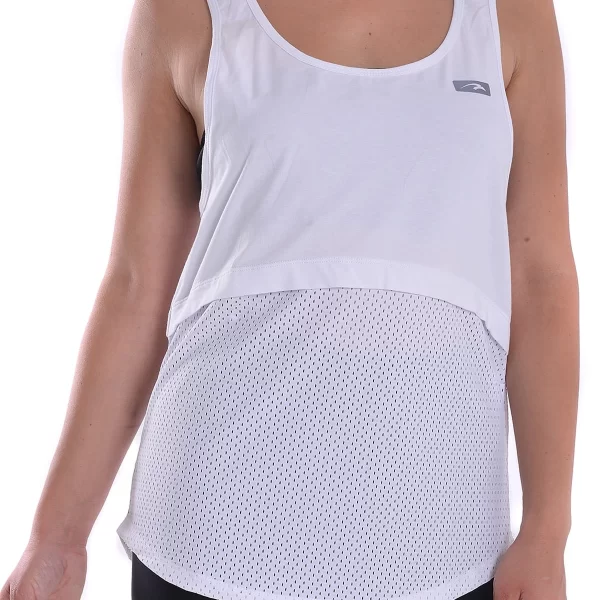 Vactive Γυναικείο αθλητικό μπλουζάκι σε λευκό χρώμα