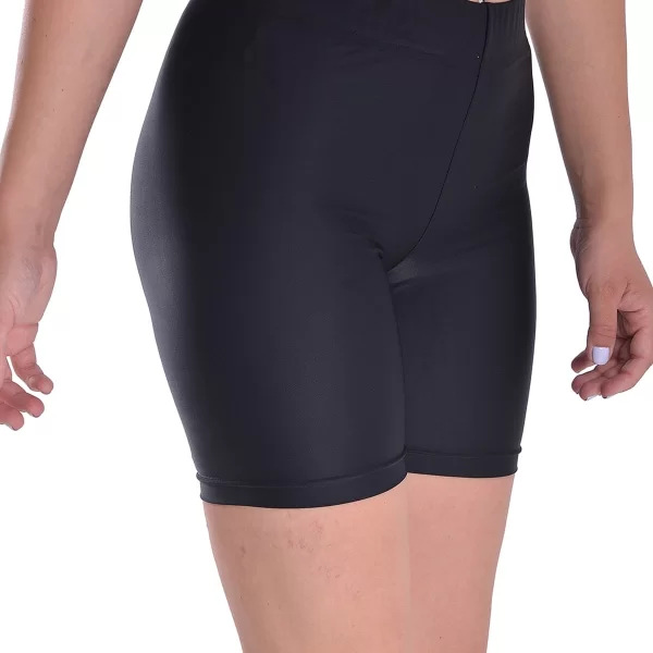 SIXTY DEGREES Ποδηλατικό σορτσάκι mat metallic σε μαύρο χρώμα