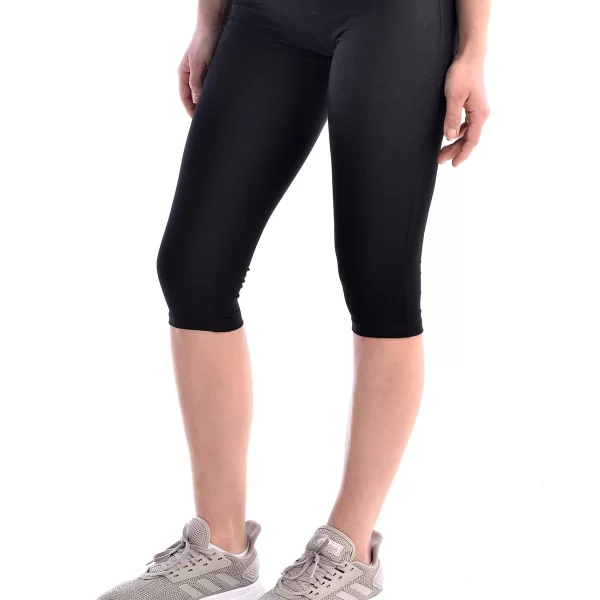 Vactive Γυναικείο βαμβακερό κάπρι σε μαύρο χρώμα