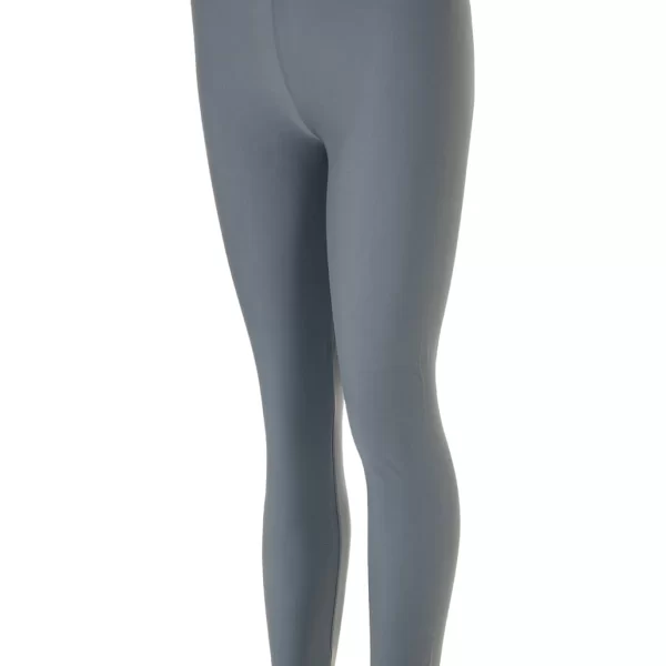 SIXTY DEGREES Γυναικείο αθλητικό κολάν ματ metallic σε γκρι χρώμα