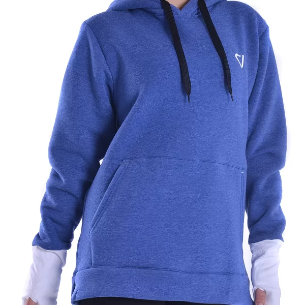 Vactive Γυναικείο loose φούτερ Vactive Basic σε μπλε ρουά χρώμα