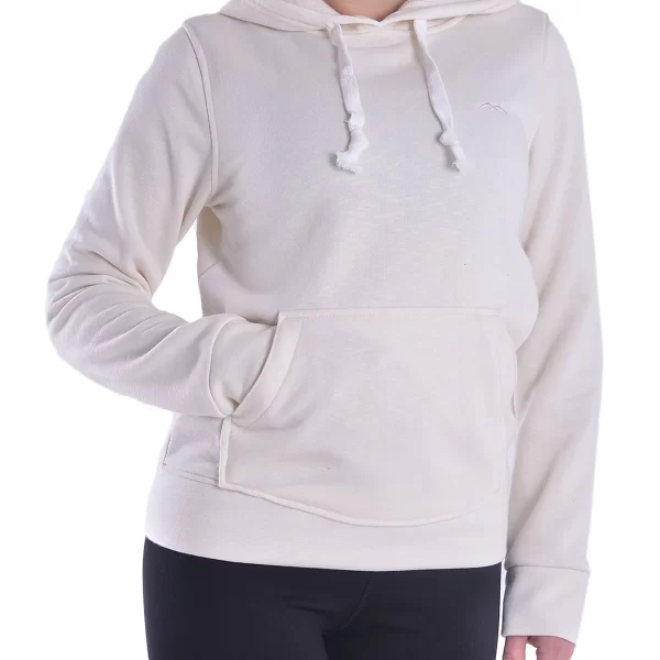 Vactive Γυναικείο φούτερ με κουκούλα σε εκρού χρώμα