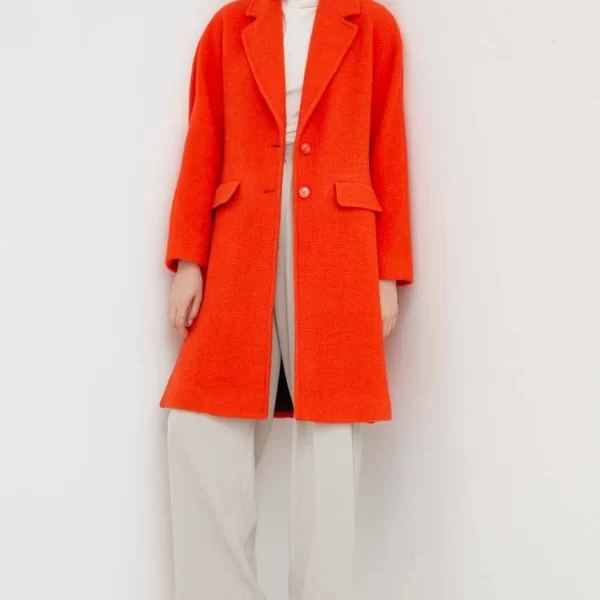 Patrizia Pepe Μάλλινο παλτό Patrizia Pepe