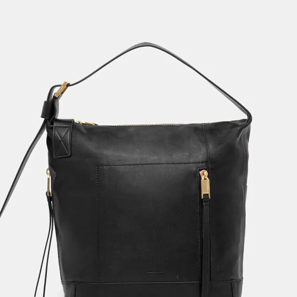 AllSaints Δερμάτινη τσάντα AllSaints ALBA
