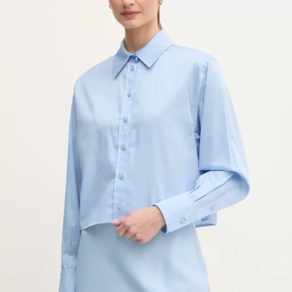 Calvin Klein Βαμβακερό πουκάμισο Calvin Klein