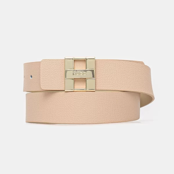 HUGO Αναστρέψιμη δερμάτινη ζώνη HUGO Bashinah