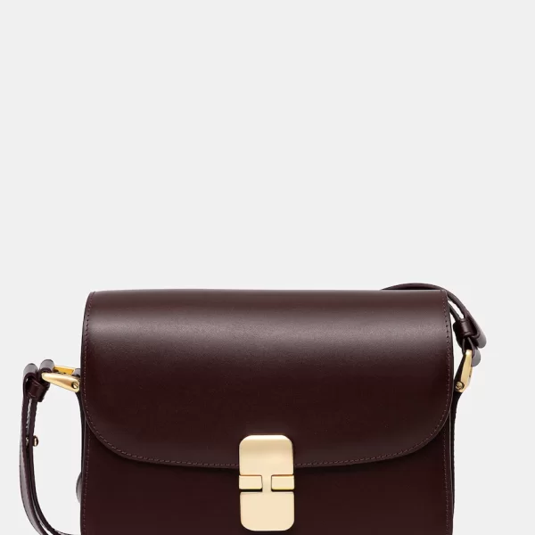 A.P.C. Δερμάτινη τσάντα A.P.C. Sac Grace Small