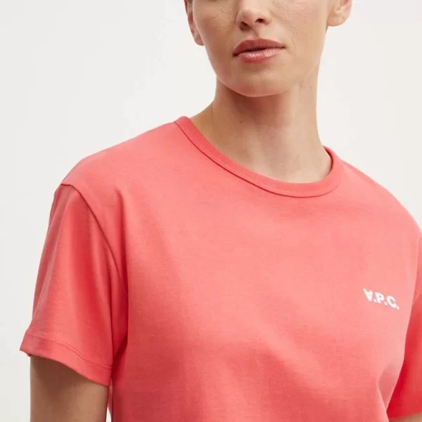 A.P.C. Βαμβακερό μπλουζάκι A.P.C. t-shirt boxy petit vpc