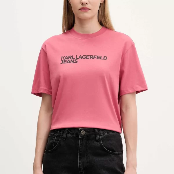 KARL LAGERFELD JEANS Karl Lagerfeld Jeans t-shirt γυναικείο βαμβακερό