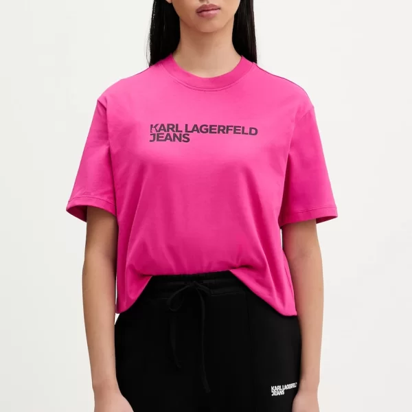 KARL LAGERFELD JEANS Karl Lagerfeld Jeans t-shirt γυναικείο βαμβακερό