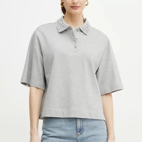 MARELLA Βαμβακερό μπλουζάκι πόλο Marella GONZAGA