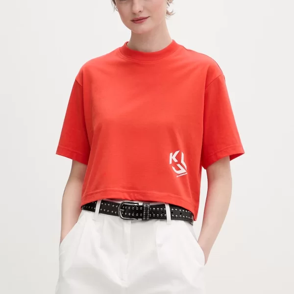 KARL LAGERFELD JEANS Karl Lagerfeld Jeans t-shirt με βαμβάκι