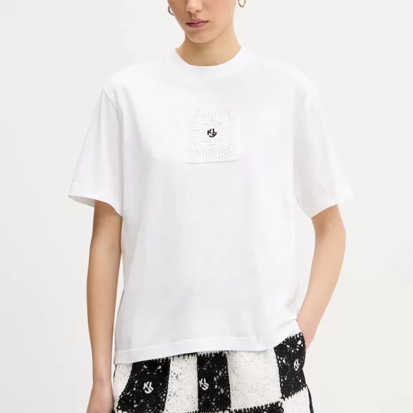 KARL LAGERFELD JEANS Βαμβακερό μπλουζάκι Karl Lagerfeld Jeans