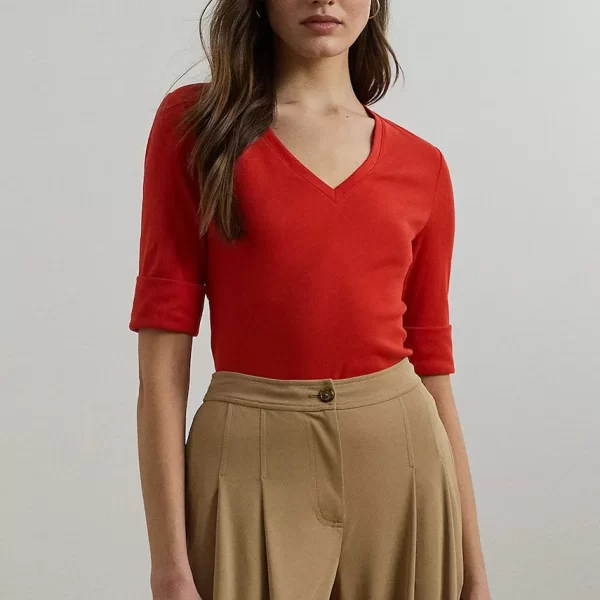 LAUREN RALPH LAUREN Βαμβακερό μπλουζάκι Lauren Ralph Lauren