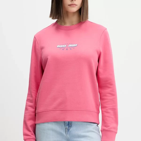 guess jeans Βαμβακερή μπλούζα Guess Jeans