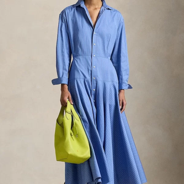 Polo Ralph Lauren Βαμβακερό φόρεμα Polo Ralph Lauren