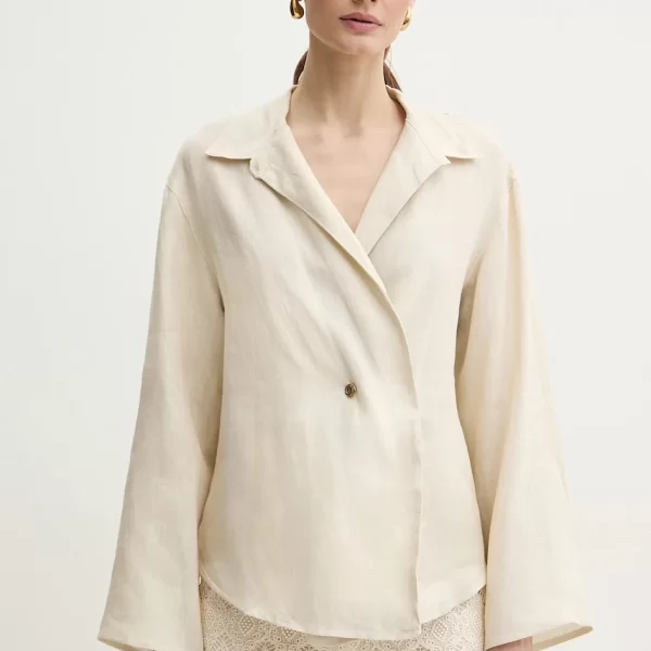 TWINSET Πουκάμισο από λινό Twinset