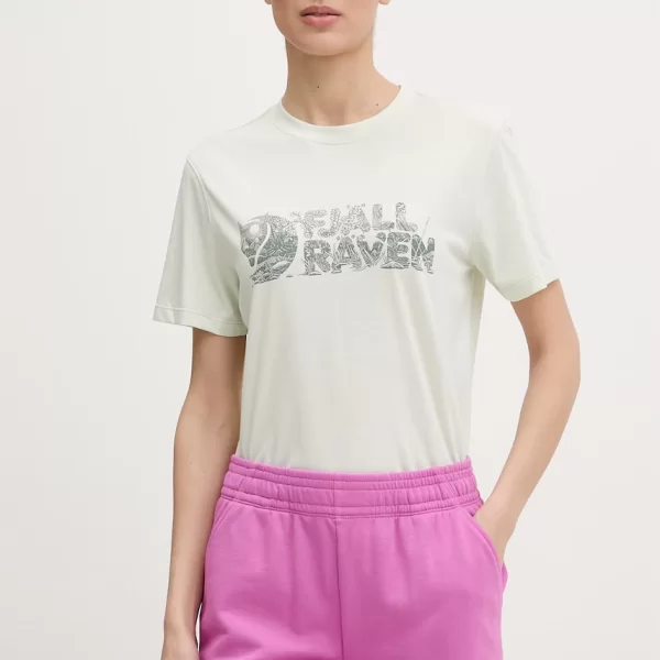 Fjallraven Fjallraven t-shirt Γυναικείο βαμβακερό Lush