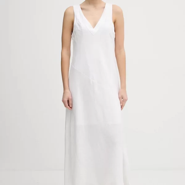 DKNY Λινό φόρεμα Dkny