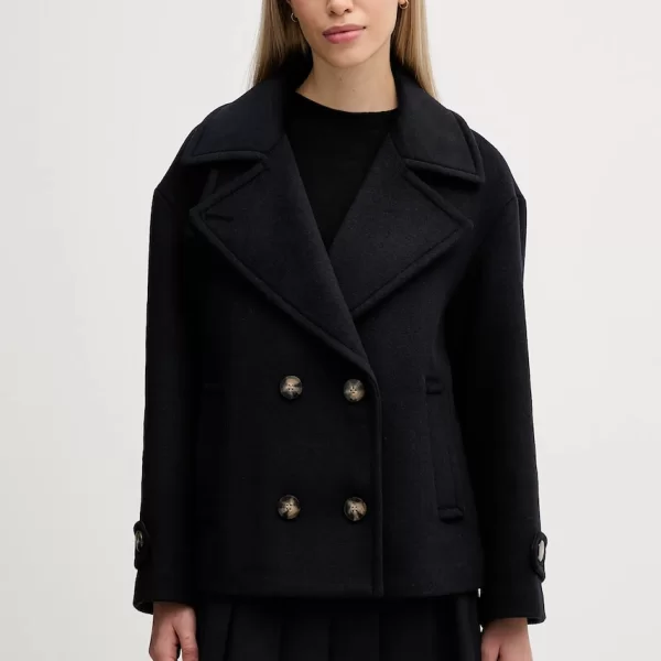 Sisley Παλτό με προσθήκη μαλλιού Sisley