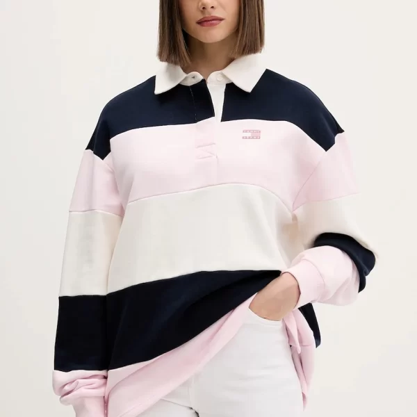 TOMMY JEANS Βαμβακερή μπλούζα Tommy Jeans