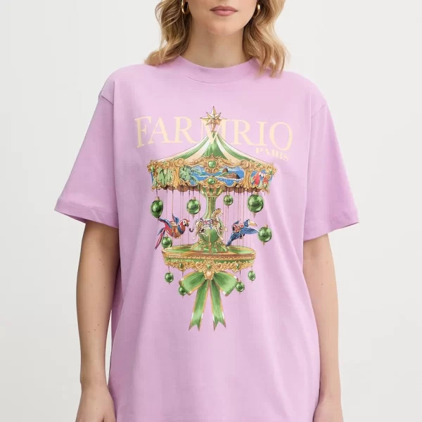 FARM RIO Βαμβακερό μπλουζάκι Farm Rio