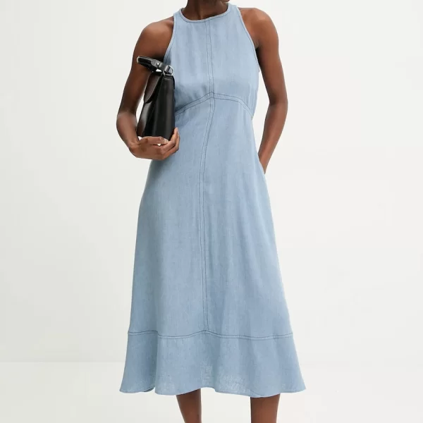 Answear Lab Φόρεμα από λινό Answear.LAB