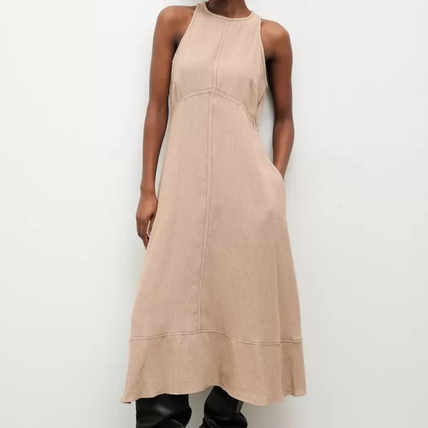 Answear Lab Φόρεμα από λινό Answear.LAB