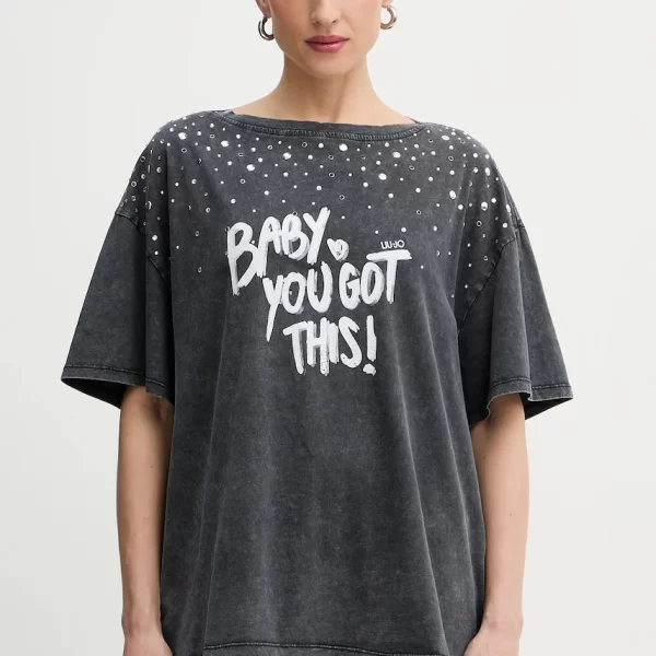 Liu Jo Βαμβακερό μπλουζάκι Liu Jo