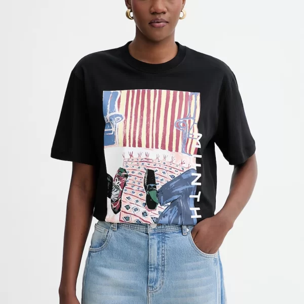 MUNTHE Βαμβακερό μπλουζάκι MUNTHE BALLON