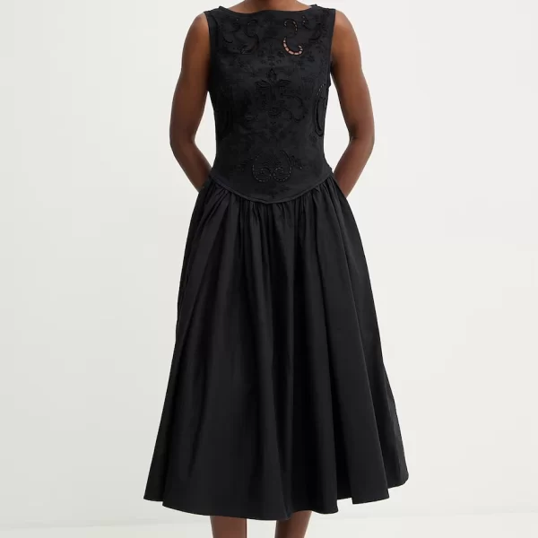 STINE GOYA Βαμβακερό φόρεμα Stine Goya