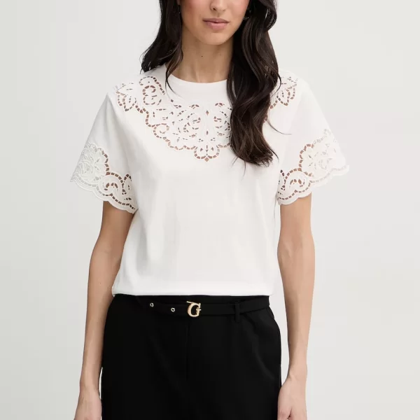 TWINSET Βαμβακερό μπλουζάκι Twinset