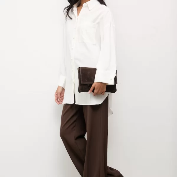 Answear Lab Πουκάμισο με προσθήκη λινού Answear.LAB