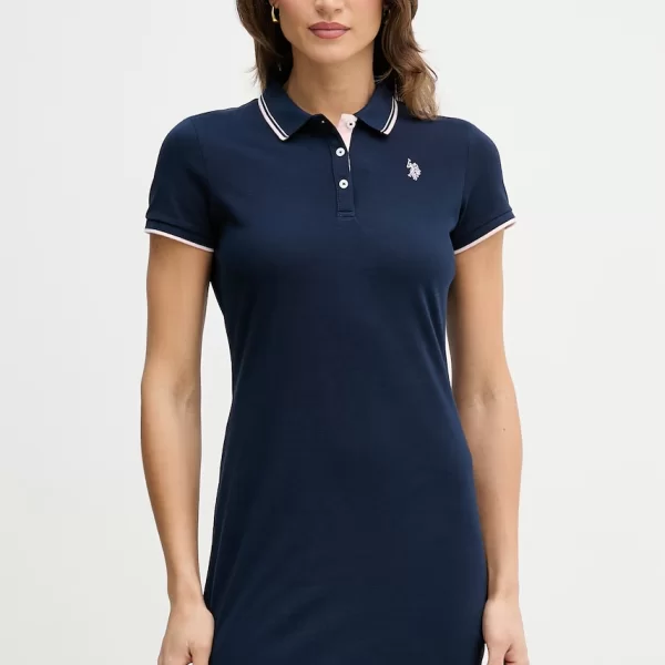 U.S. Polo Assn. Βαμβακερό φόρεμα U.S. Polo Assn. POLO DRESS