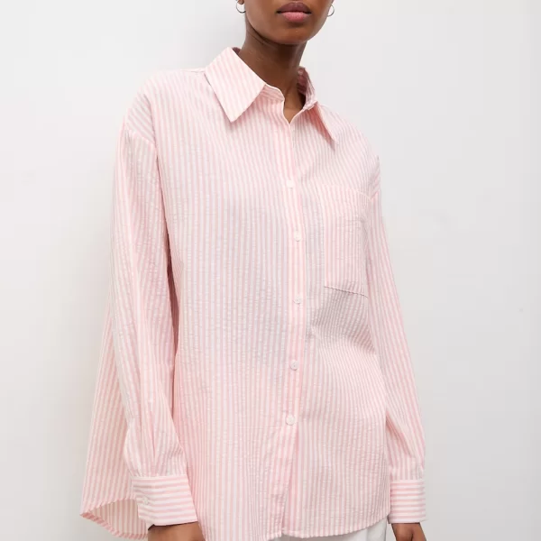 Answear Lab Πουκάμισο με προσθήκη λινού Answear.LAB